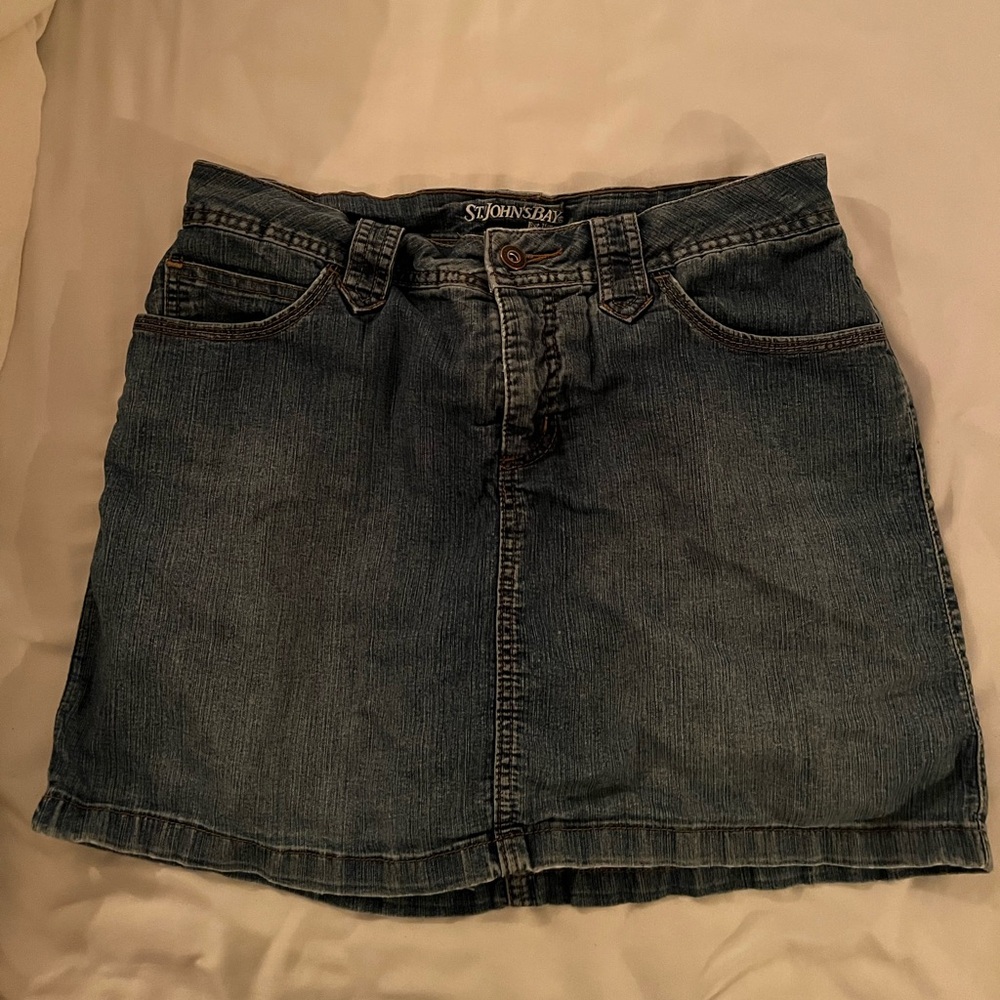 Mini Jean Skirt